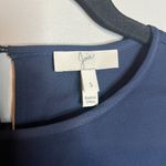 Joie  Awilda B Babydoll Blouse in Navy Blue Photo 3