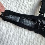 Natori  730023 Feathers Contour Plunge T Shirt Bra 38C Black Mesh Overlay Lace Photo 9