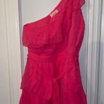 Showpo Pink One Shoulder Dress Photo 2