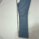 Everlane The Kick Crop Demi Bootcut Frayed Hem High Rise Blue Jeans 25 Photo 9