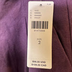 Anthropologie Anthropogie The Avery Pleated Trouser Shorts by Maeve Violet Maroon NWT Size 2 Photo 4