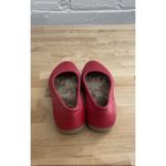 Crocs Red Fur Lined Ballet Flats Slip On Shoes Comfort - Size 7 Photo 2