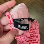 Triangl  MAIA Pink and Red Crochet bikini set W/ Bag Photo 11