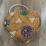 Elegant Gold Floral Women's Bag Photo 4