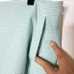 Urban Outfitters  Size Large Light Green Gingham Side Pocket Mini‎ Skirt Photo 2