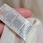 Sperry ivory sheer beaded peasant blouse size small Photo 8