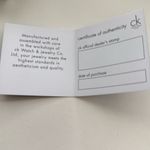 Calvin Klein  Silver Spin Ring Women’s Collection Size 6 NWT with dust bag & box Photo 4