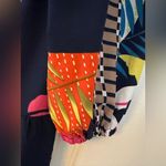 Colorful Leaf Print Longsleeve Short Dress Women’s Sz Small Yellow Photo 5