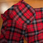 Victoria's Secret Plaid red and black holiday pajamas set Photo 4