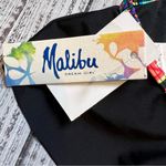 Malibu Black Rockin Vibrations Flounce Bikini Top. NWT. Size Small. Photo 2