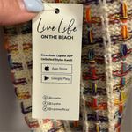 Cupshe Women's Multicolor Rainbow Stitching Cropped Sweater Size L Photo 4