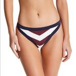Ted Baker London Rowing Striped Navy/Burgandy/White Bikini Bottom Photo 0