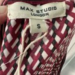 Max Studio  Cream/Red Geo Print  Maxi Dress Size Small NWT Photo 11