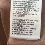 Daily Ritual Small Rosewood Color Crewneck Short Sleeve Dress New Photo 7