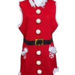 No Boundaries Women's  Christmas Sweater Dress Red XXXL Photo 0