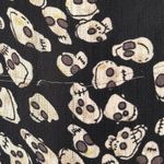 Royal Bones  Dress Juniors Medium Black White Cream Skull Print Gothic Whimsygoth Photo 5
