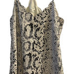 J.Crew Womens Snake Print Scallop Trim Cami Tank Top Size 2 Photo 0