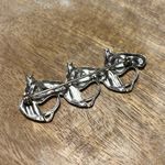 Head Three Horse  Equestrian Sterling Silver Pin Brooch Photo 6