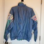 Athletic Works Vintage 90s Multicolor Windbreaker Tracksuit Jacket Grannycore Photo 5