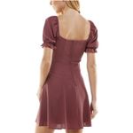 City Studio Sweetheart Neckline Fit & Flare Dress Mauve Rose Pink Large Photo 1