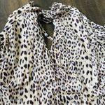 Equipment  Farah Cheetah Keyhole Blouse | NWT | Small Photo 7