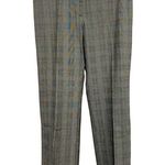 Style & Co  Pants NEW Trousers Size 14 Gray Plaid Flat Front Stretch Straight Leg Photo 0