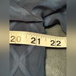 Ann Taylor Lattice Sheer Statement Sleeves Bluish color Blouse size M Photo 7