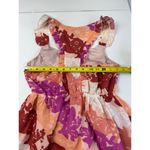 Elle Floral Dress Sleeveless Orange Pink Red Party Casual Sun Dress xs Photo 3