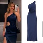 DELFI Collective Navy Solie Gown in Size Small NWT Blue Photo 5
