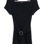 Perceptions New York Shimmer Top Womens 8 Used Black Sparkle Photo 0