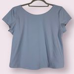 Offline by Aerie Baby Blue Low Back Cap Sleeve Crop Top XL Photo 1