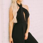 These Three Boutique Wide Leg Halter Neck Jumpsuit Photo 3