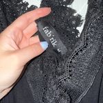 fab'rik Black Lacy Flowy  Top Photo 3