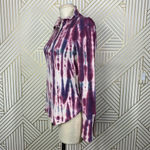 Chaser Tie Dye Vintage Thermal Half Zip Pullover Photo 6