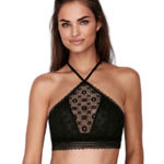 Victoria's Secret VS🦎Underwire Lightly Padded High Neck Halter Lace Bralette🌵 Photo 0