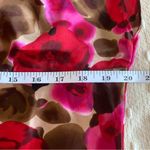 Flora Nikrooz  Vintage Floral Red Pink lace top Size L‎ Photo 13