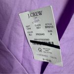 J.Crew  NEW‎ Faux Wrap Sleeveless Tiered Skirt Dress Size 4 in Bright Lilac Photo 14