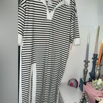 Free People NWT Jackson Rugby Midi Dress - Ivory Combo $98 MSRP Photo 7