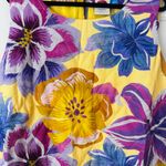 Trifari Farm Rio Floral Sleeveless Quilted Shift Mini Dress, Size XXL Photo 5