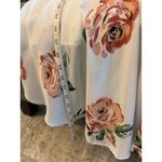 Disney Princess XL Ivory Floral Ruffle High Low Maxi Dress EUC White Photo 10