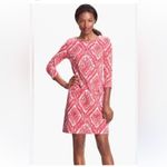 Lilly Pulitzer  Island Coral Reef Madness Red White Print Knit Dress Small Photo 1