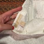 MICHAEL KORS WHITE EYELET MINI SKIRT DAINTY BOHO WESTERN Size 4 Photo 1