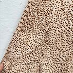 Kittenish  Brown Animal Print Coverall Romper Womens XL Beachy Summer Casual Photo 1