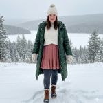 Oddi Pleated Solid Woven Pull On Mini Skirt Women's Plus Size Ash Rose 1X New Photo 1