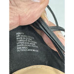 Shoedazzle Womans  Aerith Size 7.5 Strappy Espadrille Wedge Sandals Black Photo 7