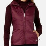 Smartwool EUC  Smartloft Hooded Vest Burgundy Size Large Photo 0