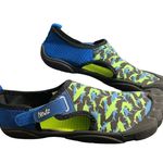 Newtz Water Shoes Womens Size 4 5 Blue Shark Print Aqua Beach Swim Pool USA 4/5 Photo 0