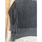 Eileen Fisher  Size M Tencel‎ Box Sweater Ballet Neck Black/White Texture Marled Photo 1
