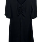 & Other Stories & Other Stories Black Viscose V-Neck Dress Size 6‎ Photo 0