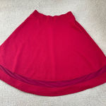 Faith and joy  Textured Red Circle Skater Skirt Small Flaw Mesh Texture Quilted Photo 0